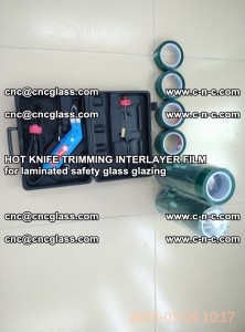 HOT KNIFE FOR TRIMMING INTERLAYER FILM for laminated safety glass glazing (15)