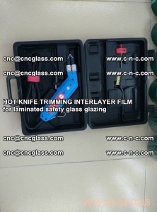 HOT KNIFE FOR TRIMMING INTERLAYER FILM for laminated safety glass glazing (19)