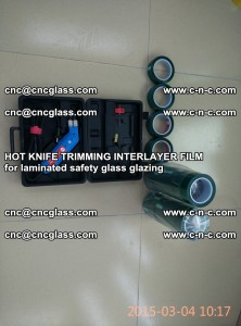 HOT KNIFE FOR TRIMMING INTERLAYER FILM for laminated safety glass glazing (2)