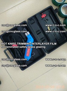 HOT KNIFE FOR TRIMMING INTERLAYER FILM for laminated safety glass glazing (25)