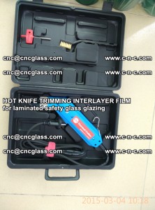 HOT KNIFE FOR TRIMMING INTERLAYER FILM for laminated safety glass glazing (26)