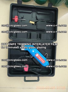 HOT KNIFE FOR TRIMMING INTERLAYER FILM for laminated safety glass glazing (28)