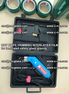 HOT KNIFE FOR TRIMMING INTERLAYER FILM for laminated safety glass glazing (35)