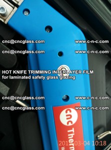 HOT KNIFE FOR TRIMMING INTERLAYER FILM for laminated safety glass glazing (67)